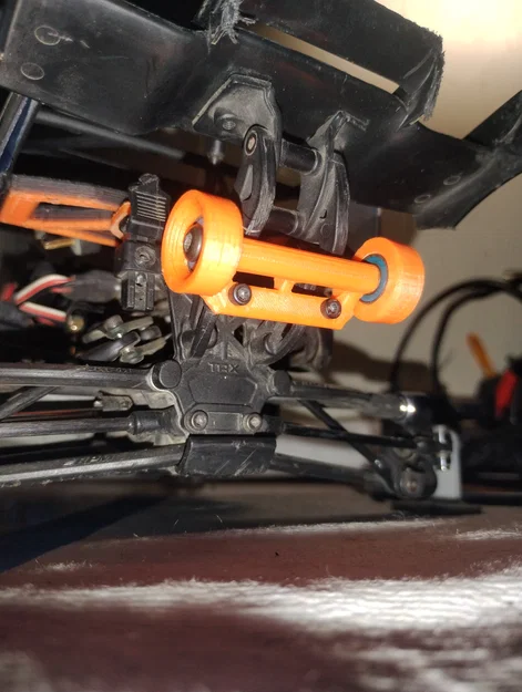 Cản sau + wheelie bar cho 1/16 EREVO (1/16 EREVO wheelie bumper) - Image 2