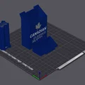 Mô hình hộp đựng thuốc lá phong cách Canadian Classics in 3D - Thumbnail 2