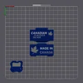 Mô hình hộp đựng thuốc lá phong cách Canadian Classics in 3D - Thumbnail 4