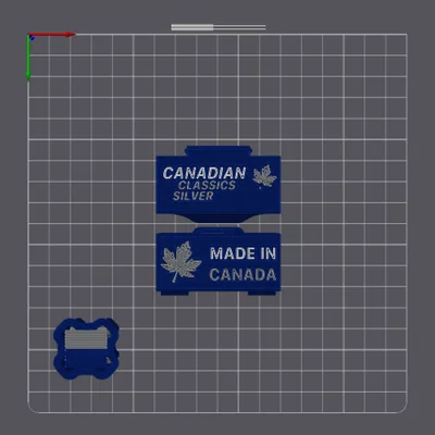 Mô hình hộp đựng thuốc lá phong cách Canadian Classics in 3D
