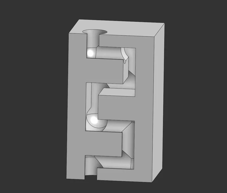 Cơ chế khớp nối bi và khe (Ball and Slot) in 3D độc đáo - Image 1