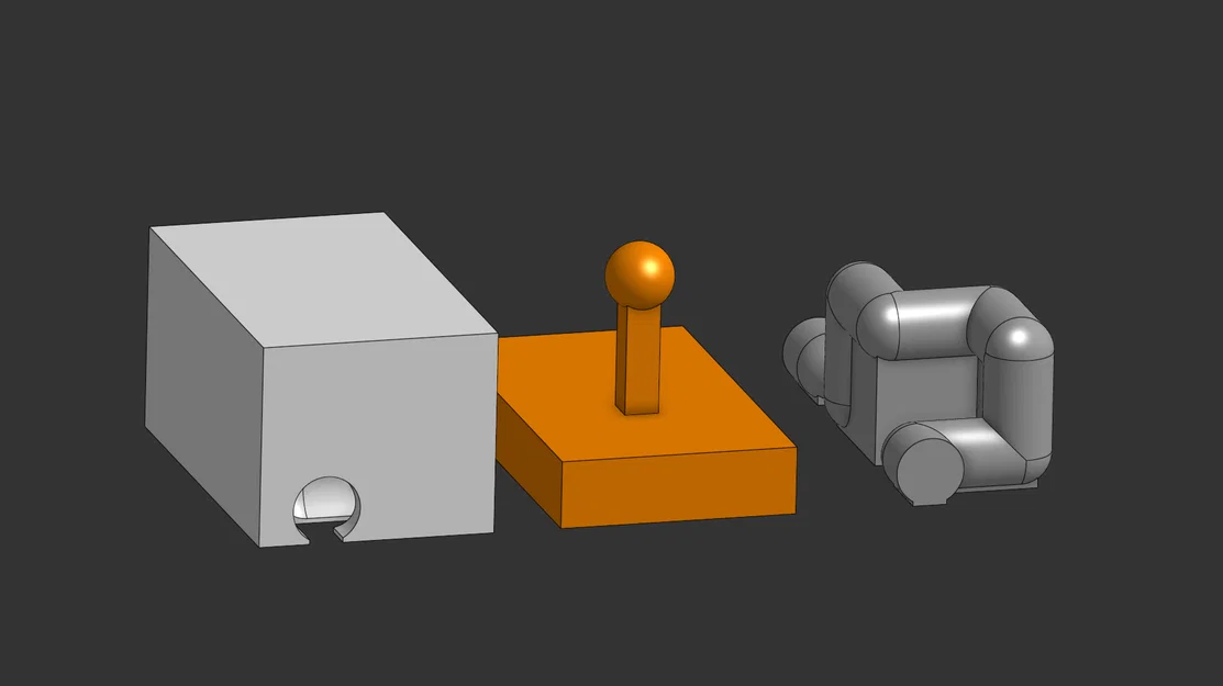 Cơ chế khớp nối bi và khe (Ball and Slot) in 3D độc đáo - Image 2