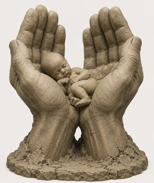 Ngày của Mẹ: Em bé trong đôi bàn tay nâng niu - Image 1