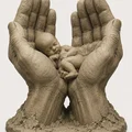 Ngày của Mẹ: Em bé trong đôi bàn tay nâng niu - Thumbnail 1