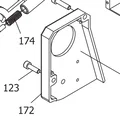 Nắp che dây đai trục chính cho máy tiện mini Micro Mark MicroLux 7x16 - Thumbnail 4