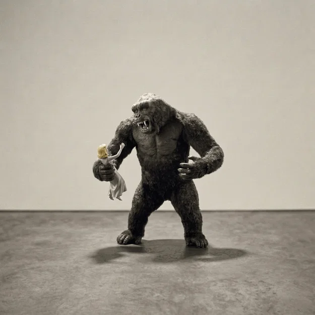 Mô hình King Kong 1933 - 3 phiên bản in 3D ấn tượng - Image 3