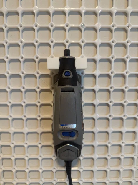 Giá treo máy mài Dremel cho hệ thống bảng openGrid (In 3D) - Image 1