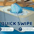Quick Swipe: Hộp nhả khăn ướt có tạ, rút một tay - Thumbnail 1
