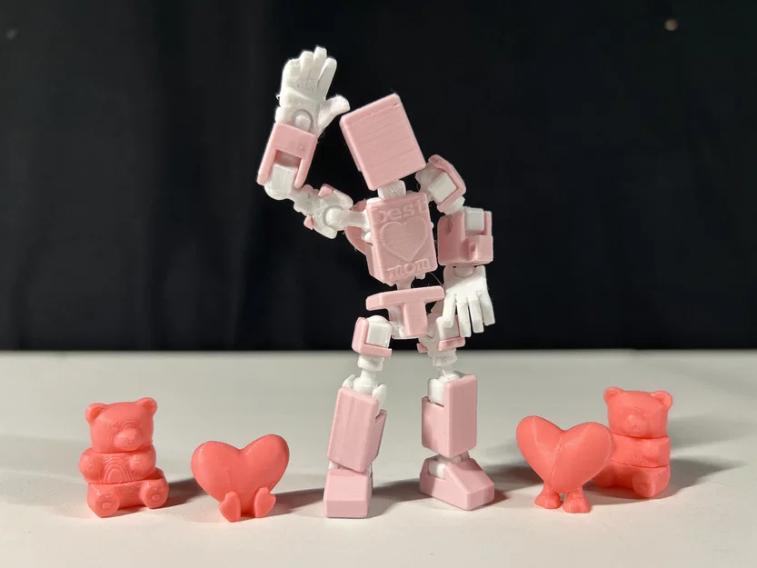 Mô hình robot HEART PAX in 3D - Món quà Best Mom đầy ý nghĩa - Image 1