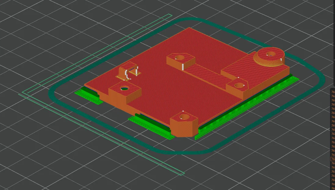Ngàm gắn mạch BTT EBB42 cho máy in 3D Qidi Tech X Plus 3 - Image 3