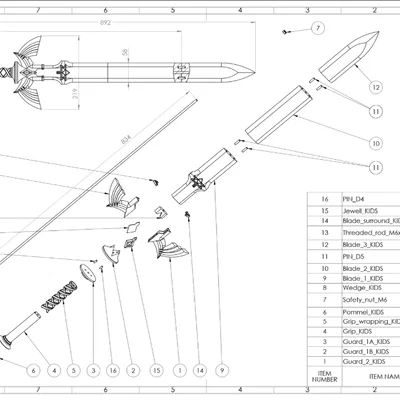 Mô hình kiếm Master Sword 3D - Tự tay chế tác đạo cụ huyền thoại