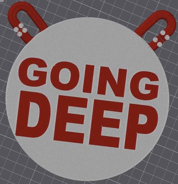 Mặt dây chuyền in 3D chủ đề lặn biển Going Deep độc đáo - Image 2