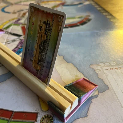 Chân đế 3D hỗ trợ khay thẻ bài board game Ticket to Ride