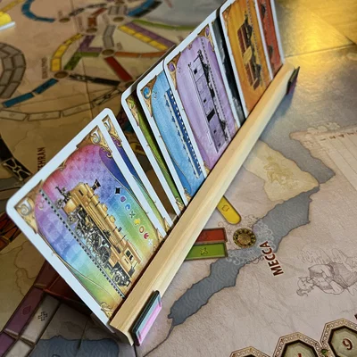 Chân đế 3D hỗ trợ khay thẻ bài board game Ticket to Ride