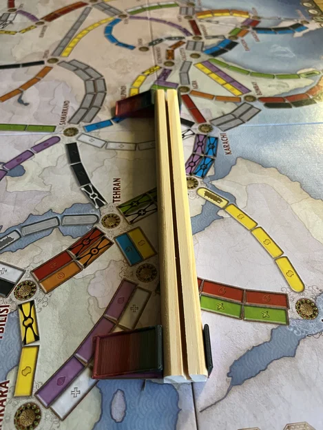 Chân đế 3D hỗ trợ khay thẻ bài board game Ticket to Ride - Image 3