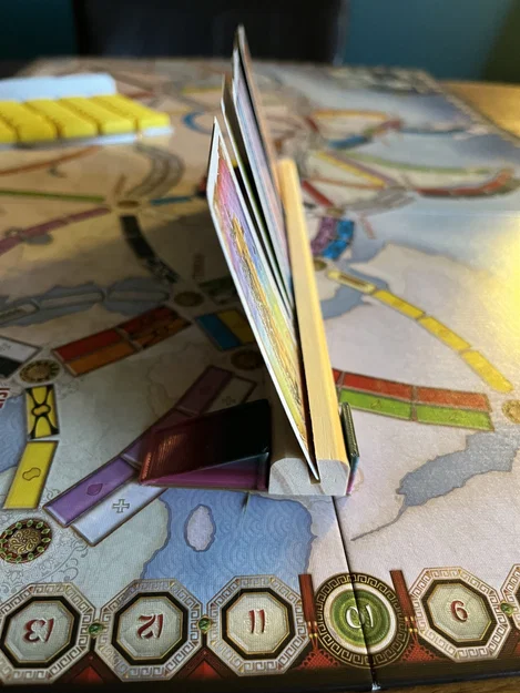 Chân đế 3D hỗ trợ khay thẻ bài board game Ticket to Ride - Image 4