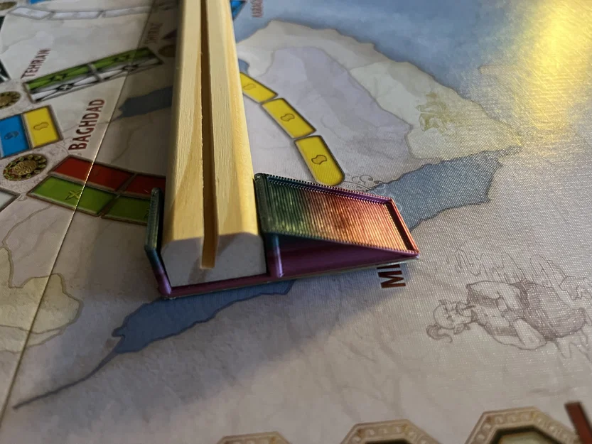 Chân đế 3D hỗ trợ khay thẻ bài board game Ticket to Ride - Image 5