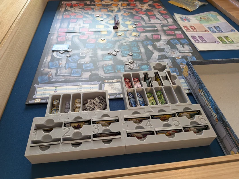 Insert Organizer cho board game Dungeon! (Dungeon! Board Game Organizer Insert) - Image 3