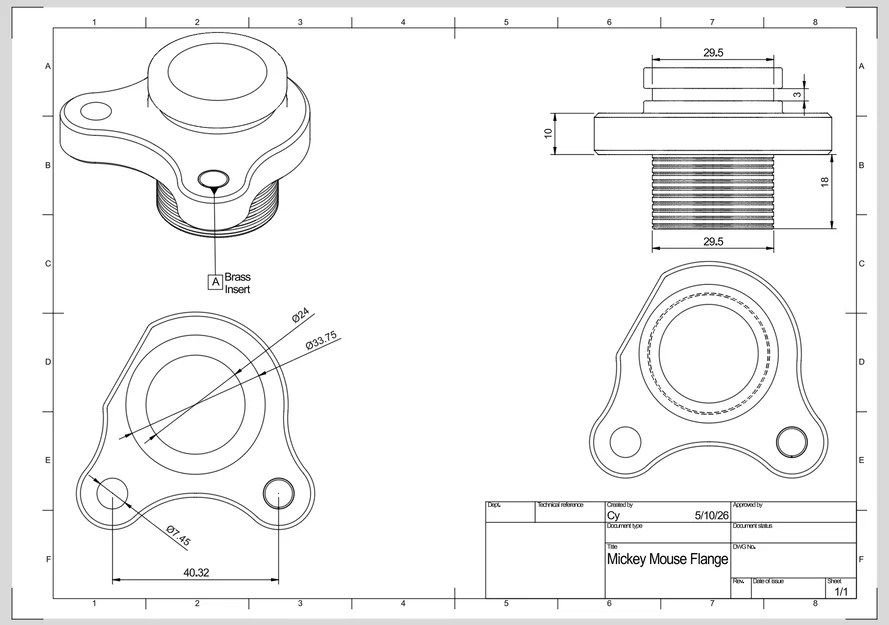 BMW E92 Mickey Mouse Coolant Flange – Thay “Temp” – 11537545890 - Image 4