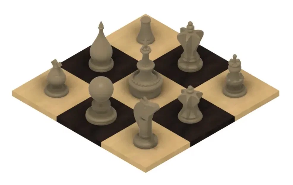 Bộ Cờ Vua Trung Cổ (Medieval Chess Set) - Image 2