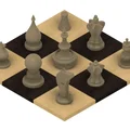 Bộ Cờ Vua Trung Cổ (Medieval Chess Set) - Thumbnail 2