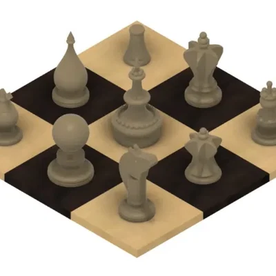 Bộ Cờ Vua Trung Cổ (Medieval Chess Set)