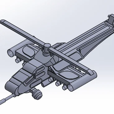 NIGHT REAVER – Trực thăng tấn công tương lai (Hard-surface Concept)