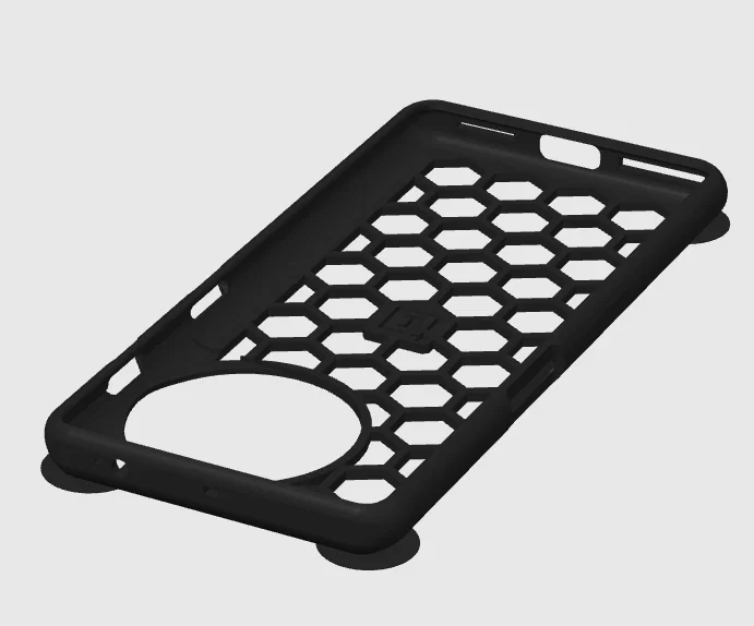 Ốp lưng họa tiết tổ ong tinh tế cho OnePlus Ace 2 (File in 3D) - Image 2