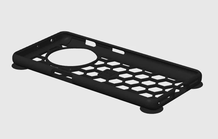Ốp lưng họa tiết tổ ong tinh tế cho OnePlus Ace 2 (File in 3D) - Image 3