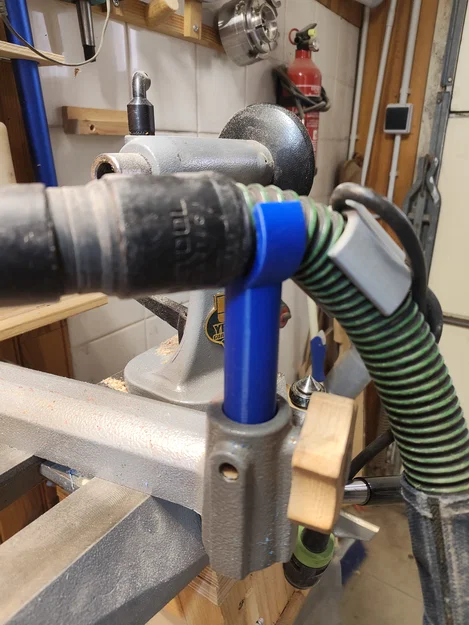 Giá đỡ ống hút bụi Festool cho máy tiện gỗ - Image 1