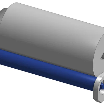 Ball Mill (Máy trộn bột/đảo ống hình trụ in 3D)