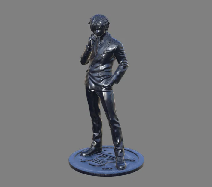 Sanji (One Piece) – Mẫu figure 3D chi tiết cao - Image 6