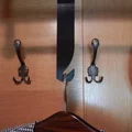 Móc treo giúp hạ thấp móc áo trong tủ quần áo (25mm, 170/220mm) - Thumbnail 1