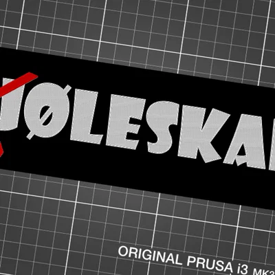 Nam châm tủ lạnh “Øleskap” (Fridge magnet, kjøleskapmagnet)