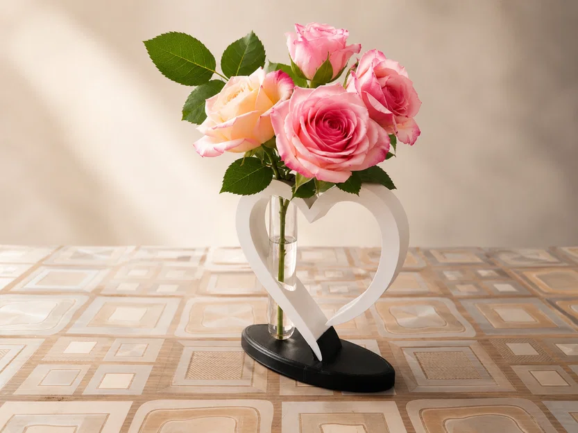Bình hoa Heart Bloom Vase hình trái tim - Image 2
