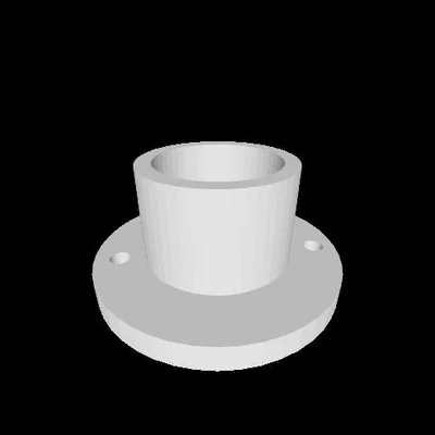 Đầu nối ống 24mm dạng ren - Phụ kiện 3D hỗ trợ lắp ráp chắc chắn