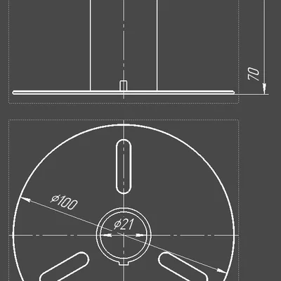 Mẫu in 3D lõi cuộn dây điện D100 mm tiện lợi cho góc làm việc