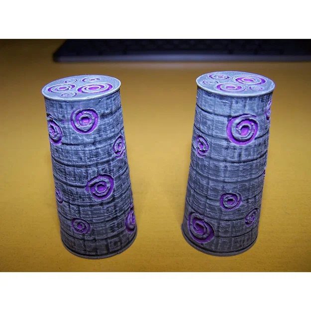 Mô hình cột cổ đại Rune Column trang trí cho bàn cờ TTRPG - Image 1