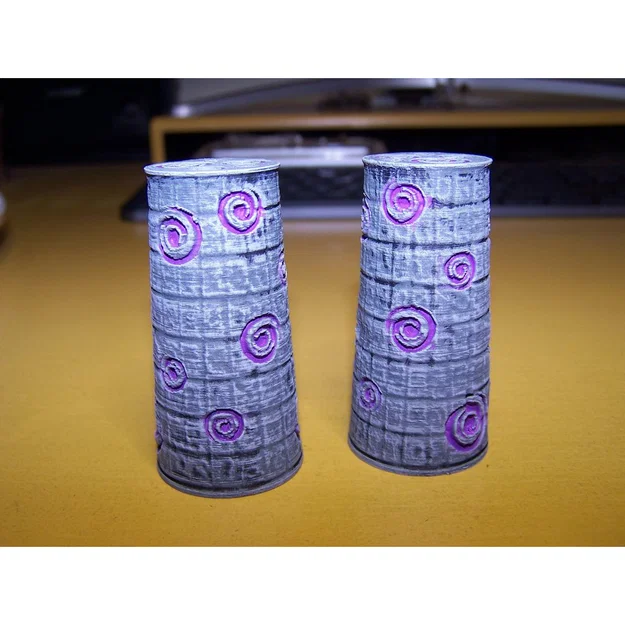 Mô hình cột cổ đại Rune Column trang trí cho bàn cờ TTRPG - Image 2