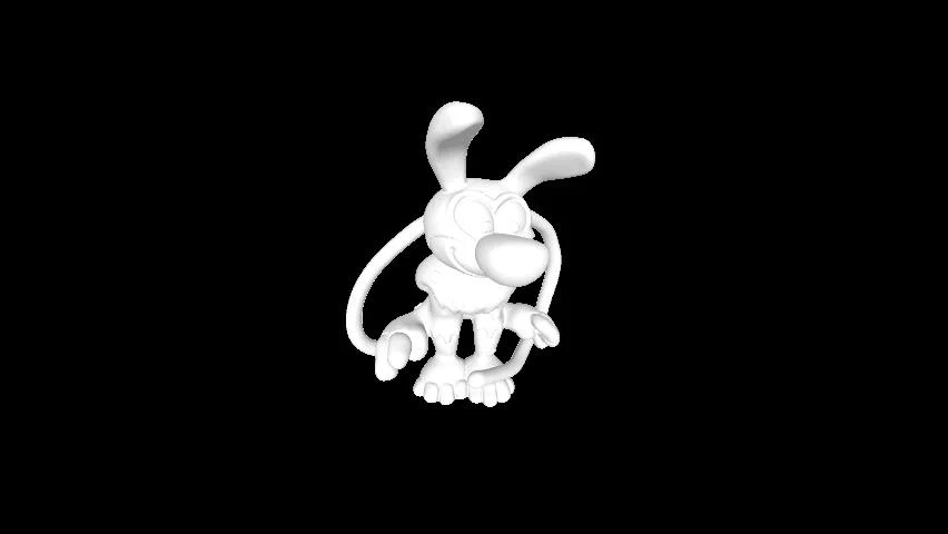 Mô hình 3D Marsupilami - Nhân vật hoạt hình đáng yêu để in 3D - Image 1