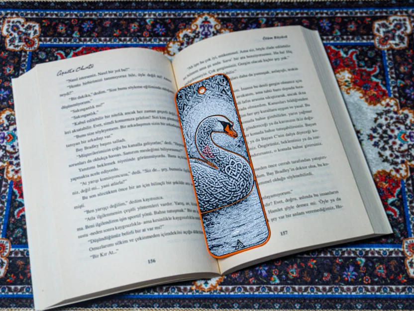 Bookmark Thiên Nga Celtic Knot - Image 2