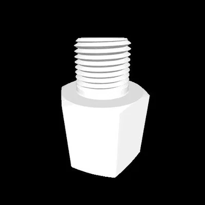 Adapter chuyển đổi ren 1/2 inch sang 24mm in 3D chất lượng