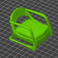 Mô hình ghế armchair trang trí nội thất GT14 (In 3D file STL) - Thumbnail 1
