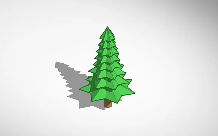 Mô hình cây thông Sapin dùng trang trí sa bàn và game nhập vai - Image 1