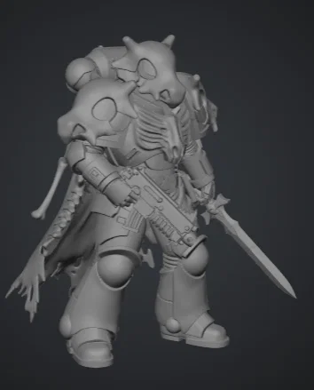 Mô hình Cubone Space Marine cực ngầu cho người chơi Warhammer 40k - Image 1