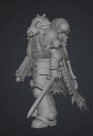 Mô hình Cubone Space Marine cực ngầu cho người chơi Warhammer 40k - Image 2