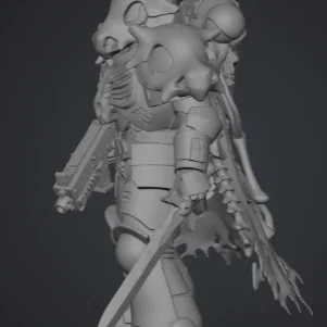 Mô hình Cubone Space Marine cực ngầu cho người chơi Warhammer 40k