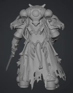Mô hình Cubone Space Marine cực ngầu cho người chơi Warhammer 40k - Image 3