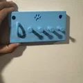 Móc treo tường dây dắt & vòng cổ chó kèm vòng Snap Hook - Thumbnail 3