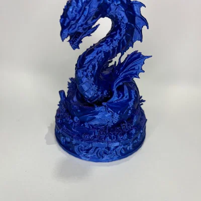 Tượng Thần Rắn Biển Vực Thẳm – Abyssal Sea Serpent Idol